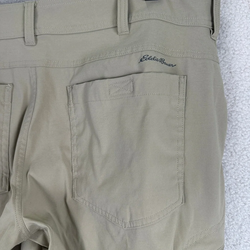 Eddie Bauer First Ascent Guide Pants Mens 38x32 Tan Hiking Technical Outdoor